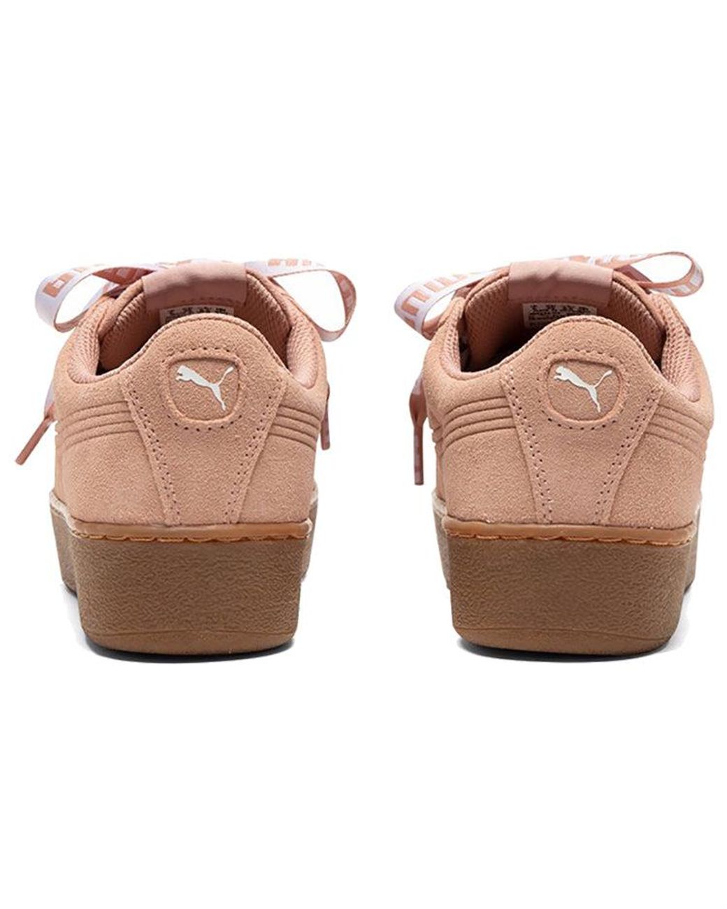 PUMA Pink (Wmns) Vikky Platform Ribbon