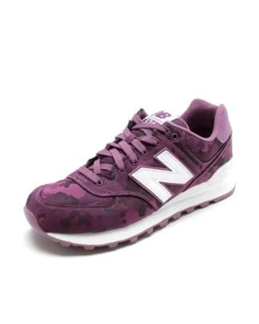 New Balance Purple (Wmns) 574 'Camo'