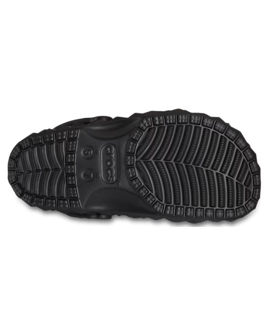 CROCSTM Black (Wmns) Classic Clog Lined Geometric Shoes