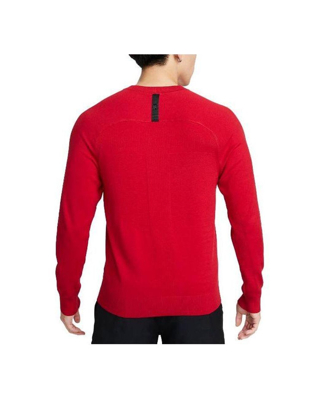 Nike Dri-Fit Long Sleeve T-Shirt in Red for Men Lyst UK