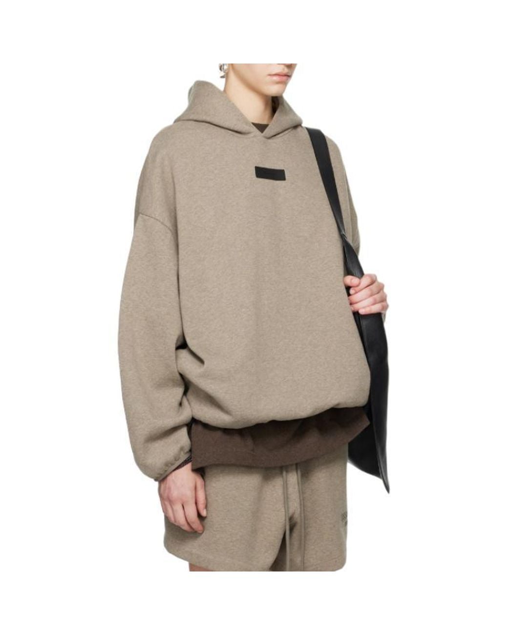 Fear Of God Gray Hoodie 'Heather' for men