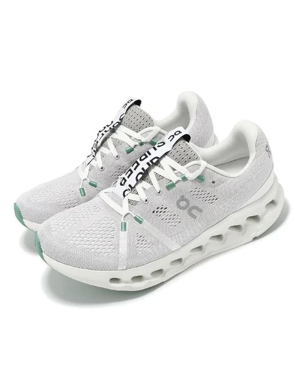 On Shoes White Cloudsurfer 'Pearl Ivory' for men