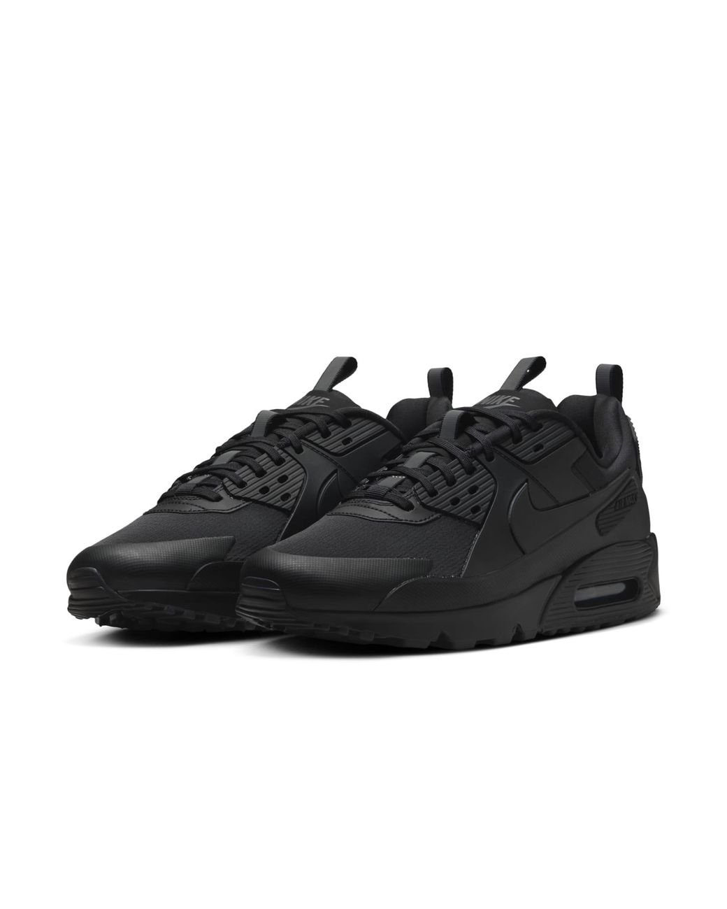 Nike Footwear Nike Air Max Nike Black Leather Trainers Nike Air