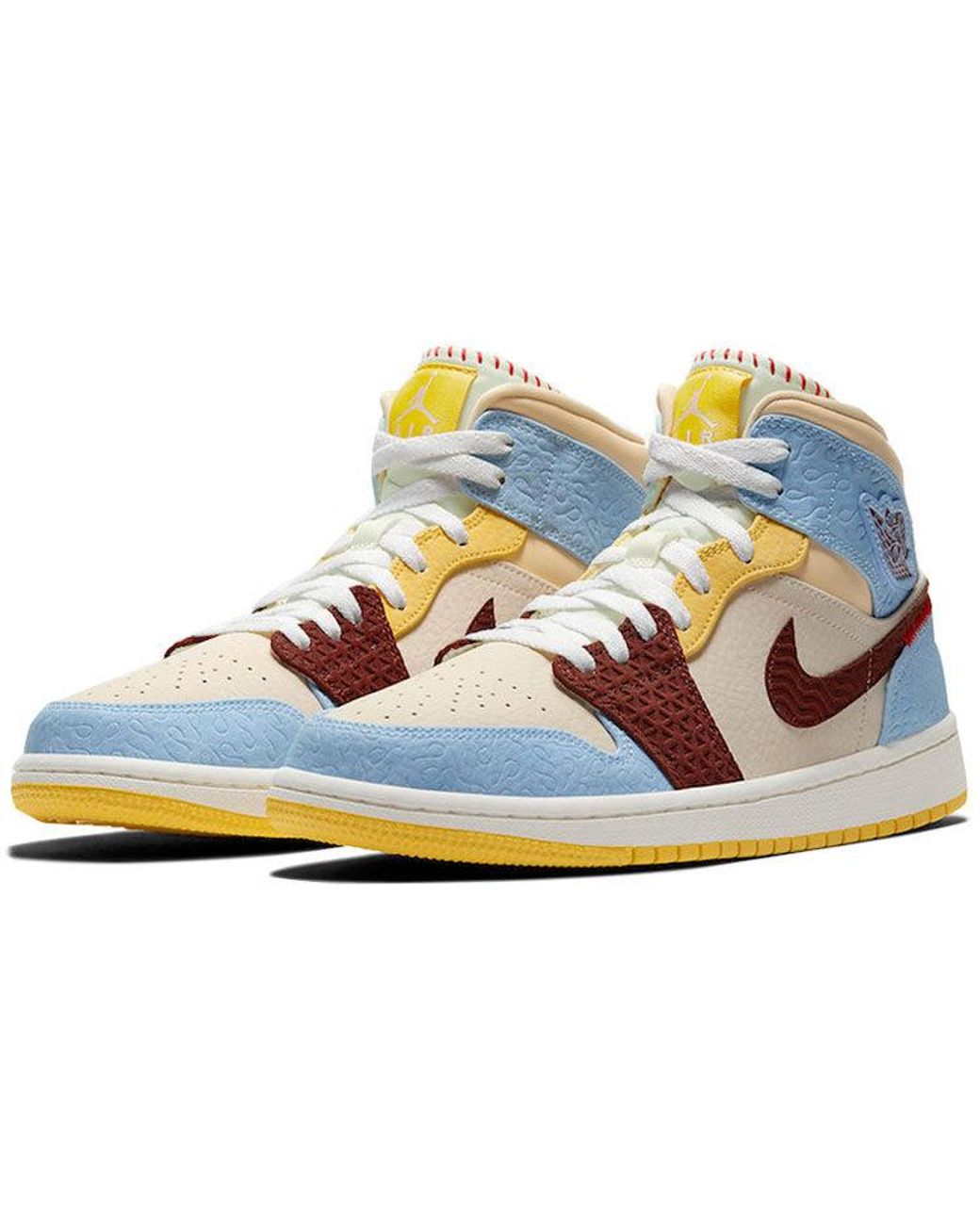 Nike Blue 1 Mid Se X Maison Chateau Rouge 'Fearless' for men