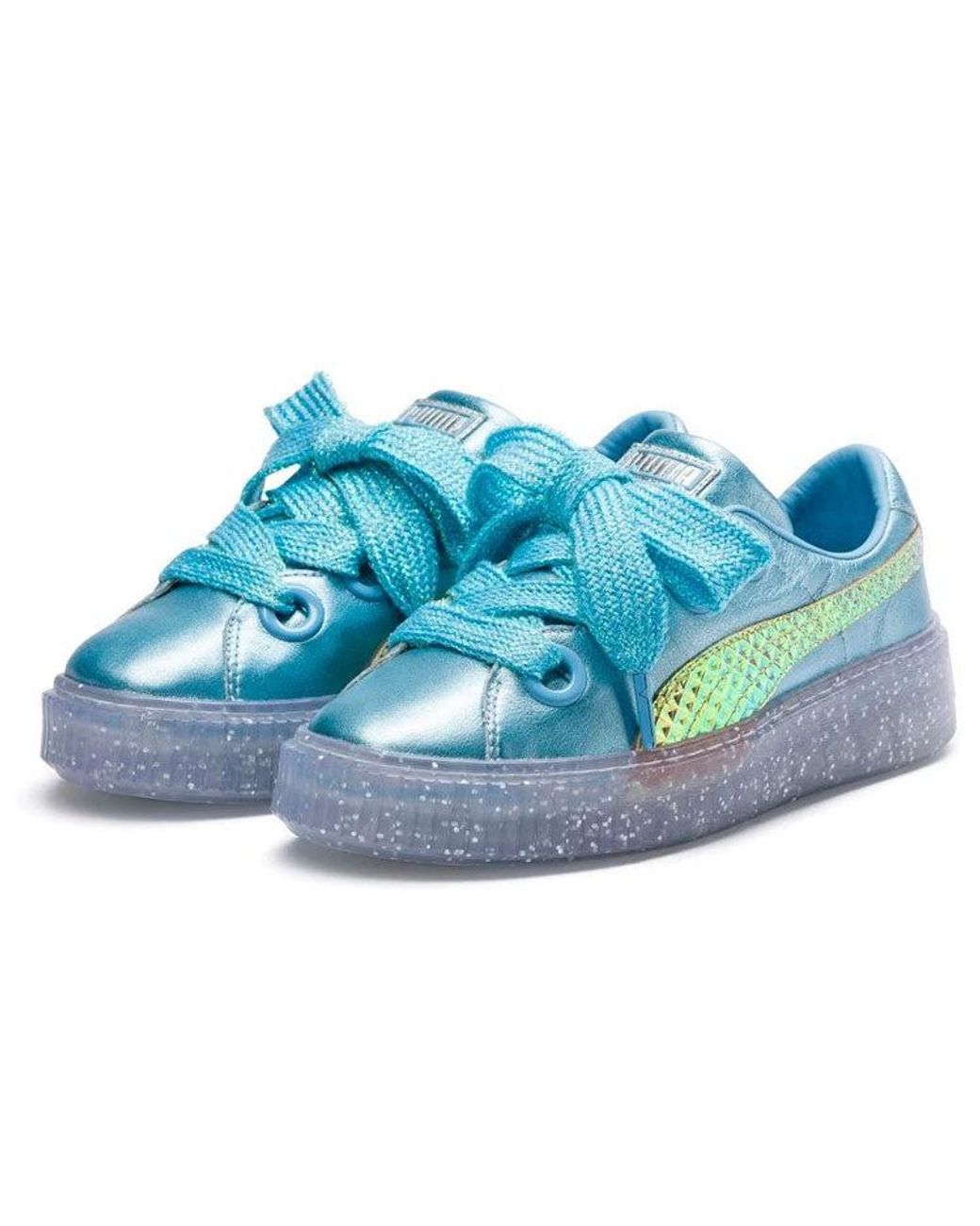PUMA Blue (Wmns) Sophia Webster X Platform 'Glitter Princess'