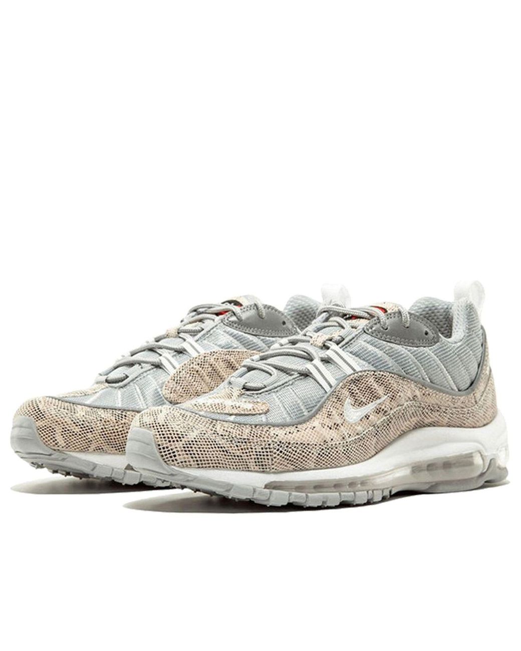 Nike White X Supreme Air Max 98 'Snakeskin' for men
