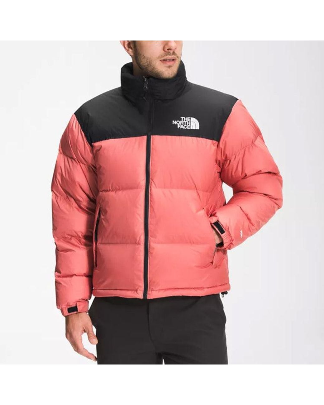 The North Face Red Ms 1996 Eco Nuptse Jacket Faded Rose for men