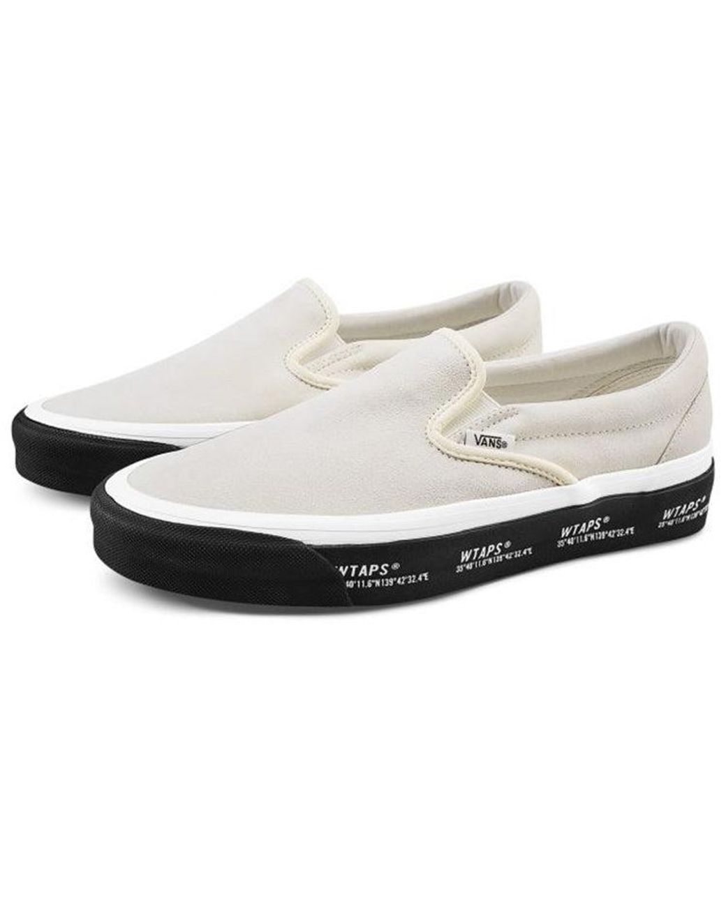 Vans White Wtaps X Og Classic Slip-On Lx for men