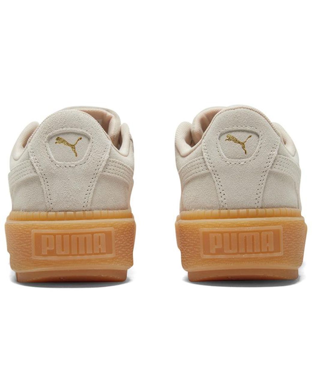 PUMA White (Wmns) Platform Trace 'Pastel Parchment'