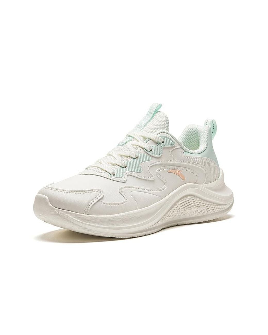Anta White (Wmns) Running Series Sneakers Leather