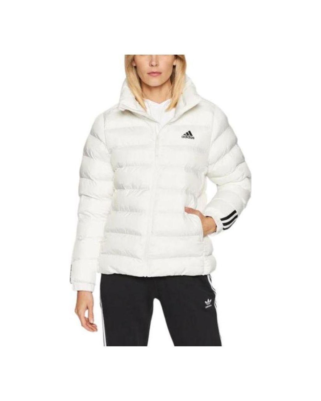 Adidas White (Wmns) Itavic 3-Stripes Jacket