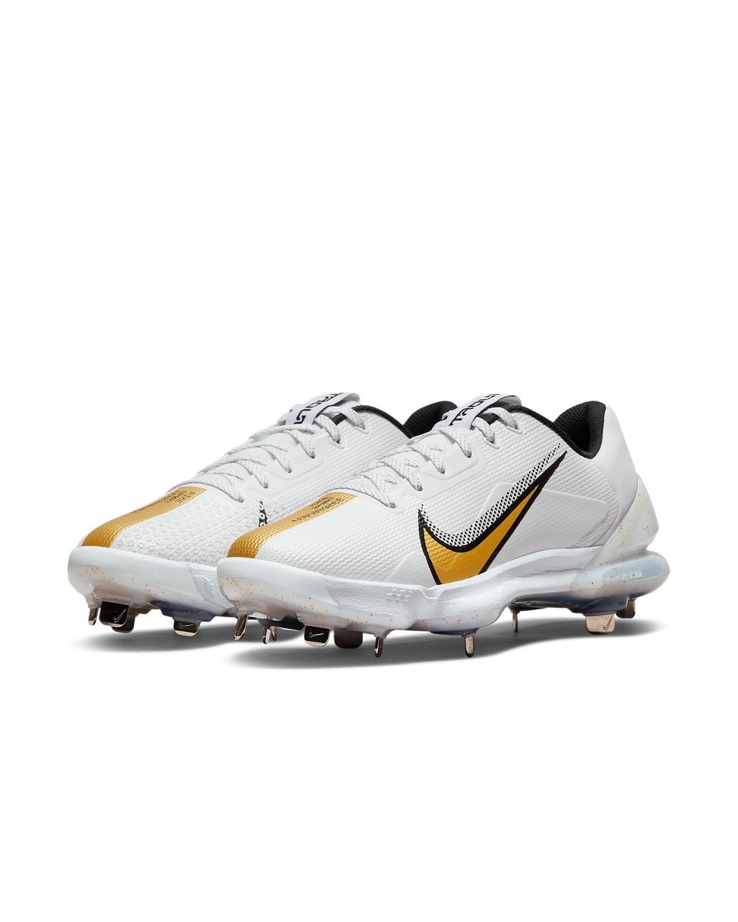 Nike White Force Zoom Trout 7 Pro Metallic' for men