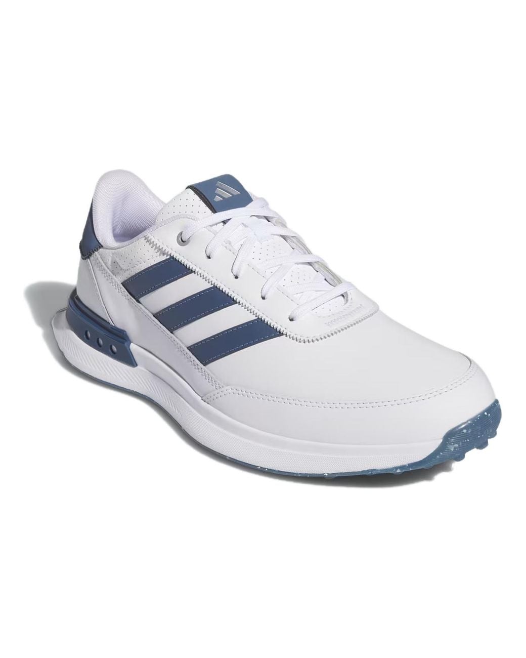 Adidas Blue S2G 24 Leather Spikeless Golf Shoes for men