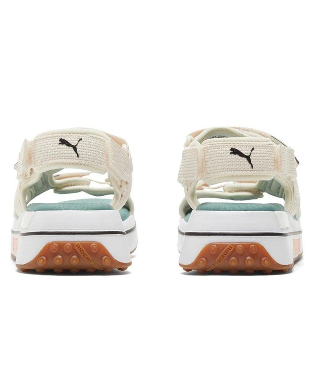 PUMA White Future Rider Sandal for men