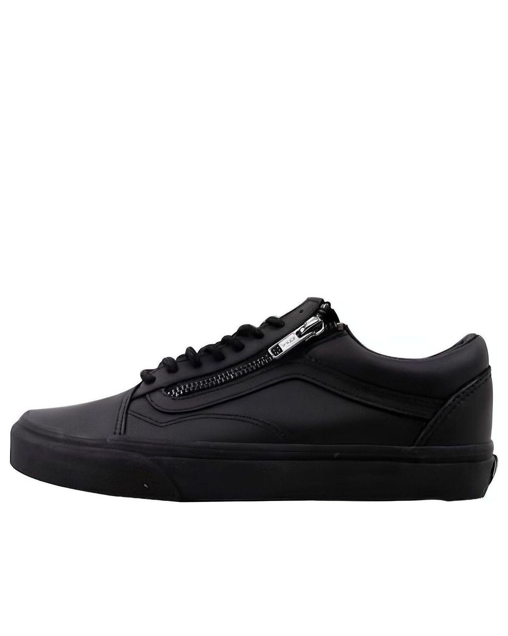 Vans Black Old Skool Zip 'Gun Metal' for men