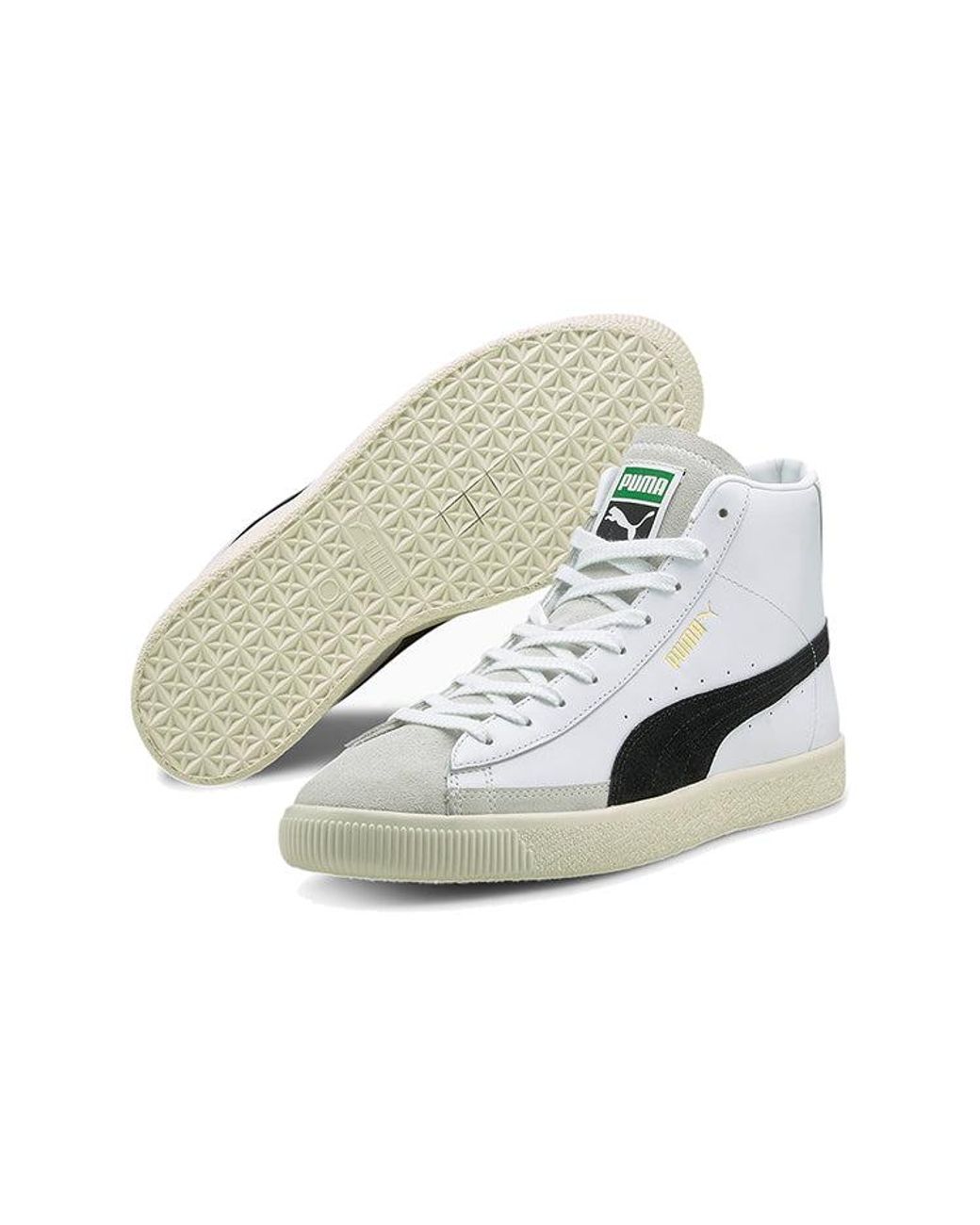 PUMA White Basket Mid Vintage for men