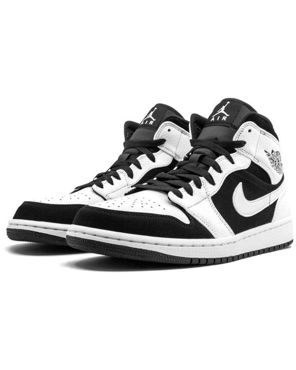 Nike Black 1 Retro Mid 'Tuxedo' for men