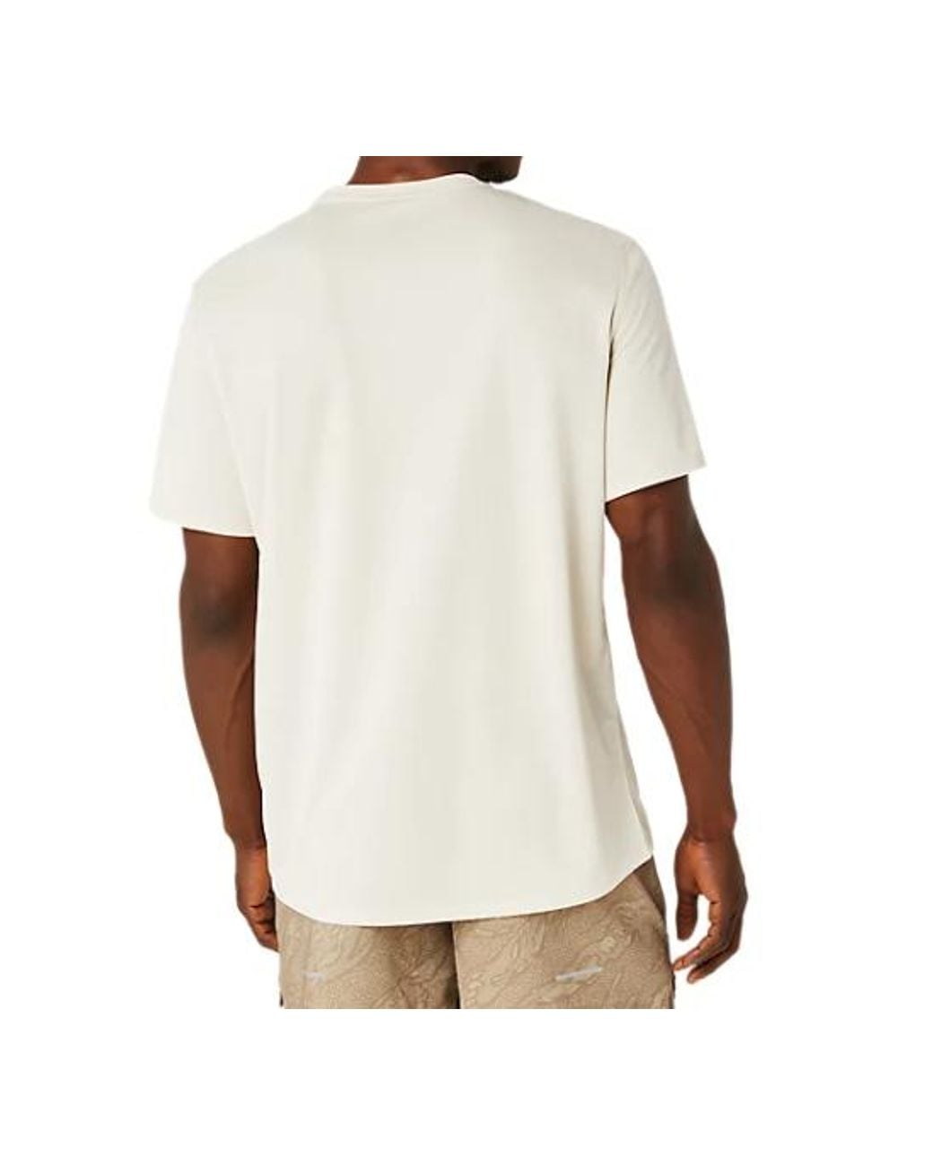 Asics Natural Fujitrail Running T-Shirt 'Oatmeal' for men