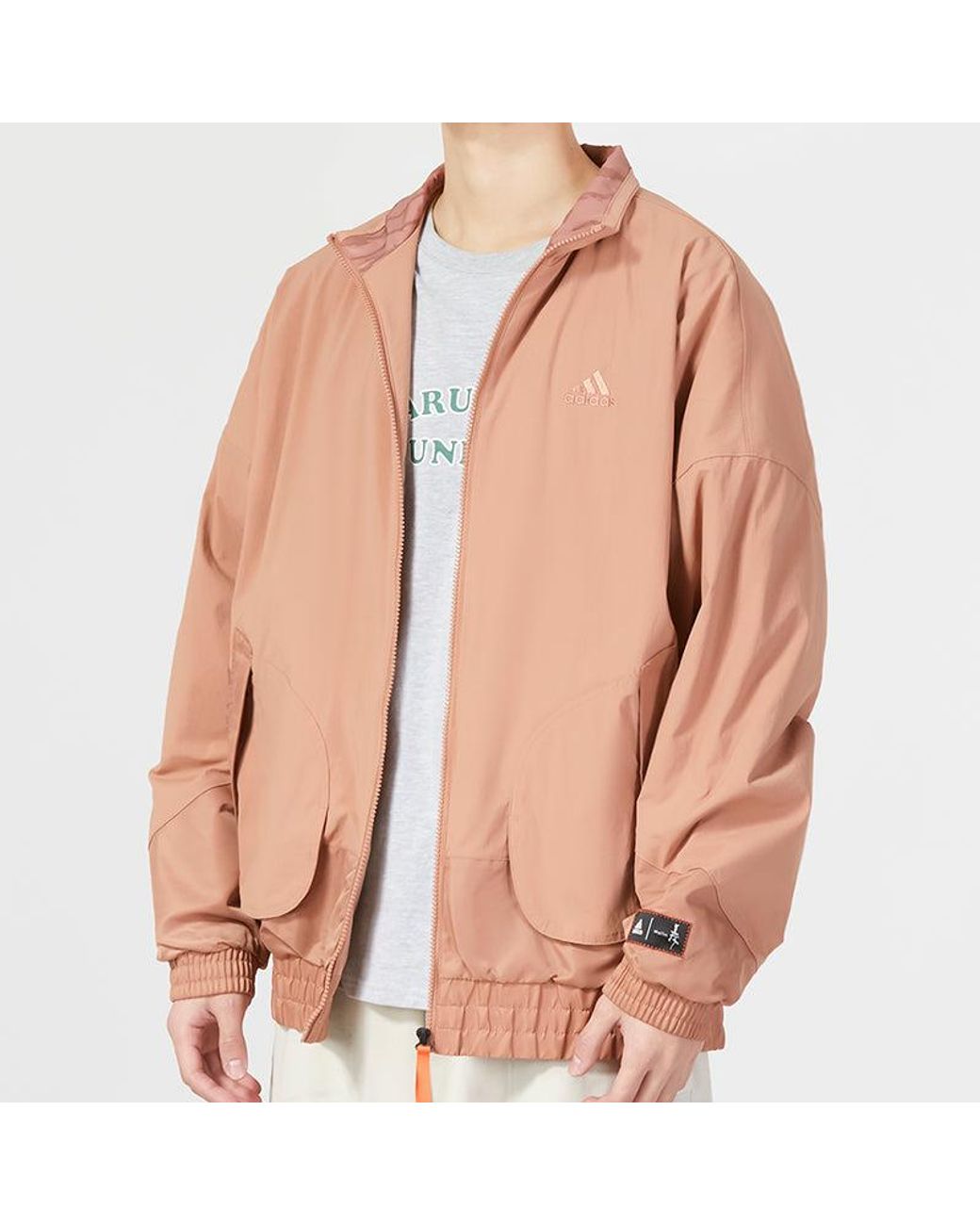 Adidas Pink Com Woven Jacket for men
