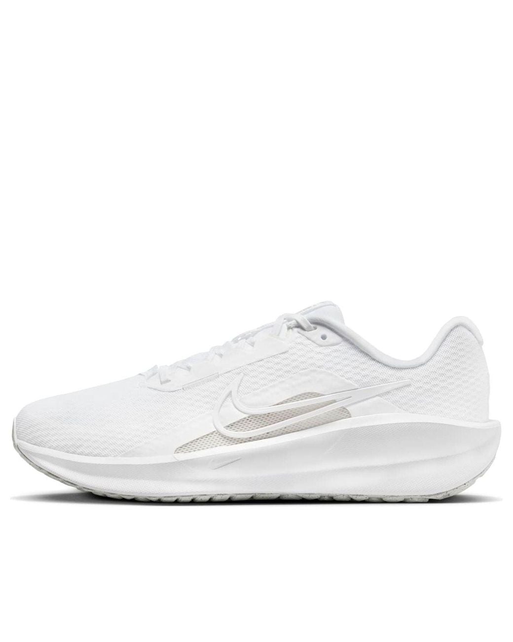 Nike White Downshifter 13 Wolf' for men