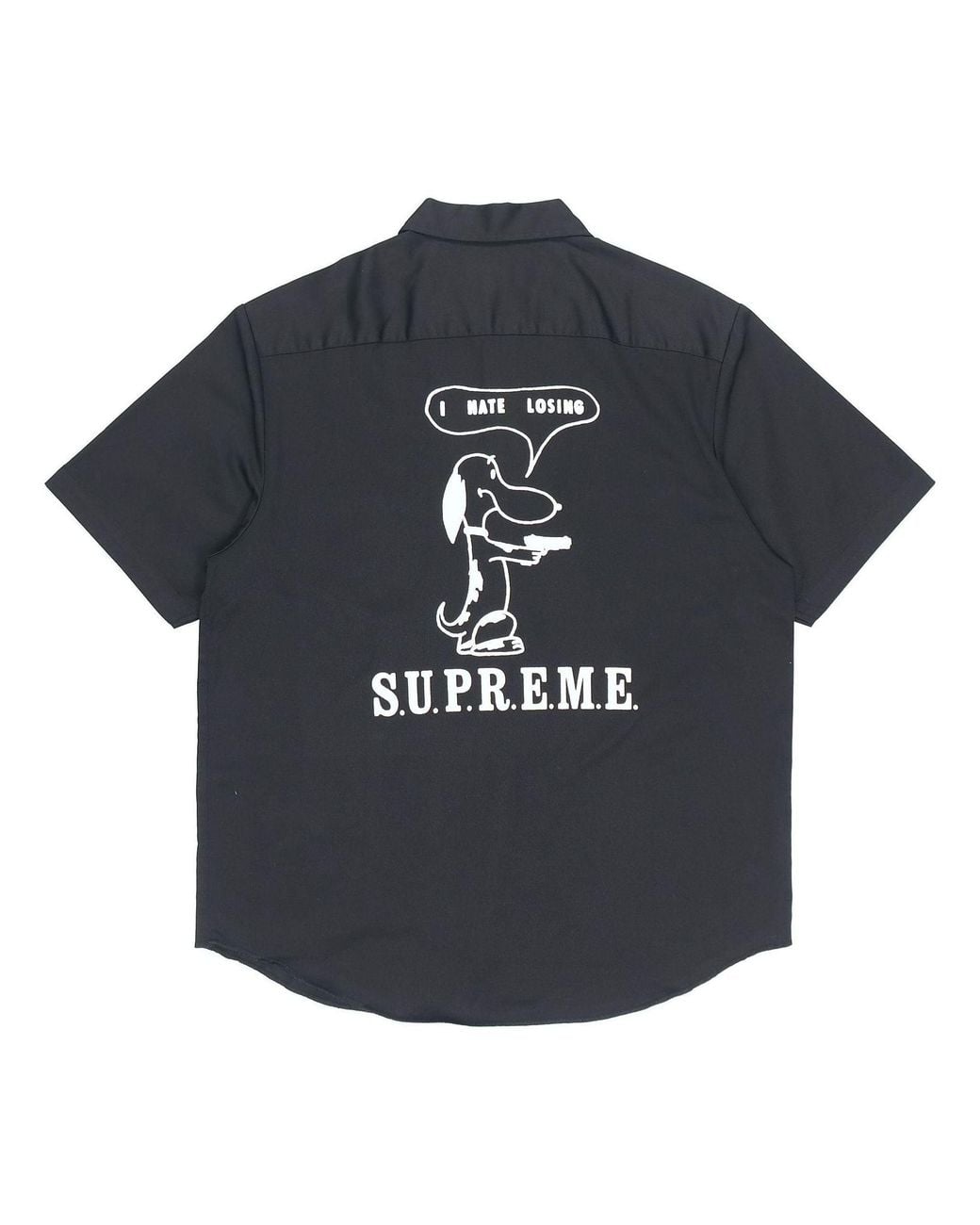 Supreme Black Dog S/S Work Shirt for men