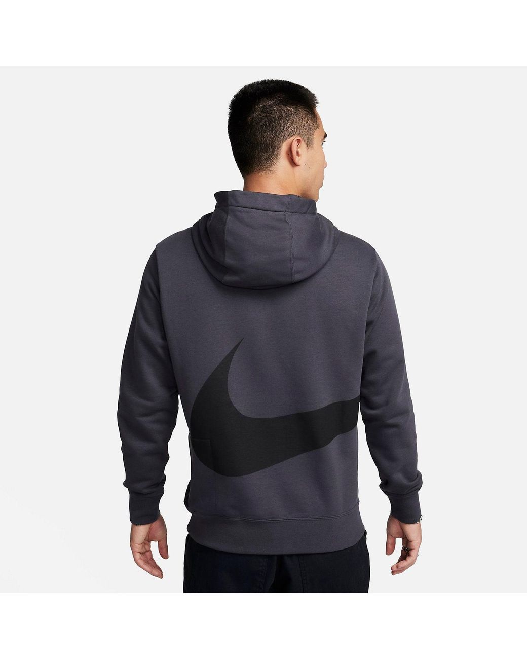 Nike Gray Sportswear French Terry Pullover Hoodie 'Anthracite' Fz4765-060 for men