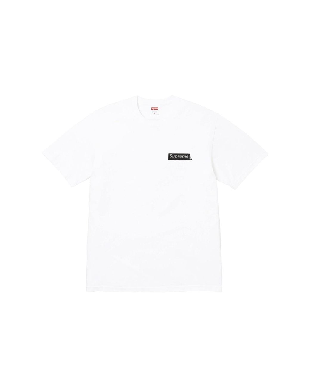 Supreme White Fw23 Week7 Static T-Shirt for men