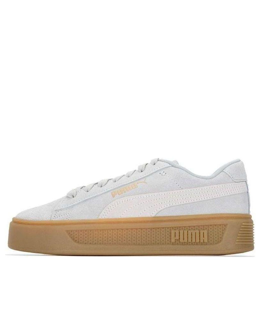 PUMA White (Wmns) Smash Platform V3 Sd
