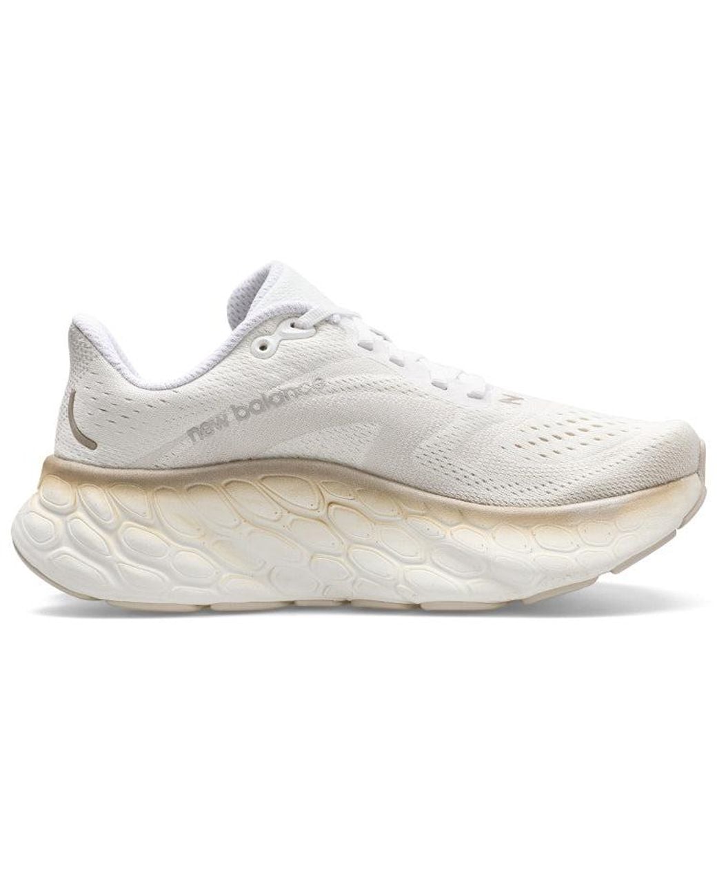 New Balance White (Wmns) Fresh Foam X More V4 Metallic'