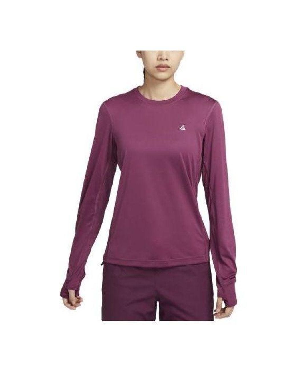 Nike Purple (Wmns) Acg Dri-Fit Adv Goat Rocks Long-Sleeve T-Shirt