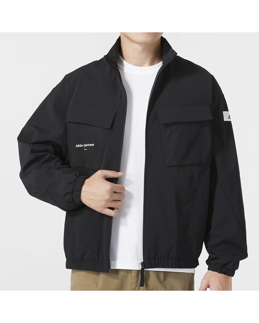 Adidas Blue St Gf Woven Jackets for men
