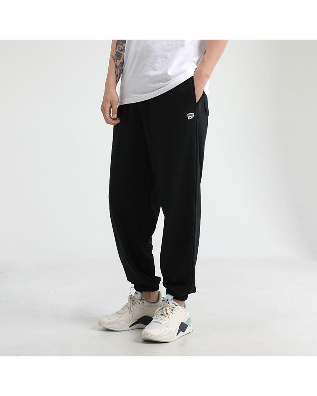 PUMA Black Downtown Pants for men