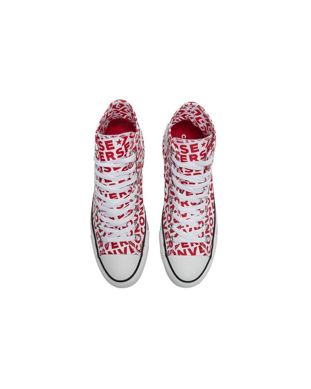 Converse Red Chuck Taylor All Star High 'Wordmark' for men