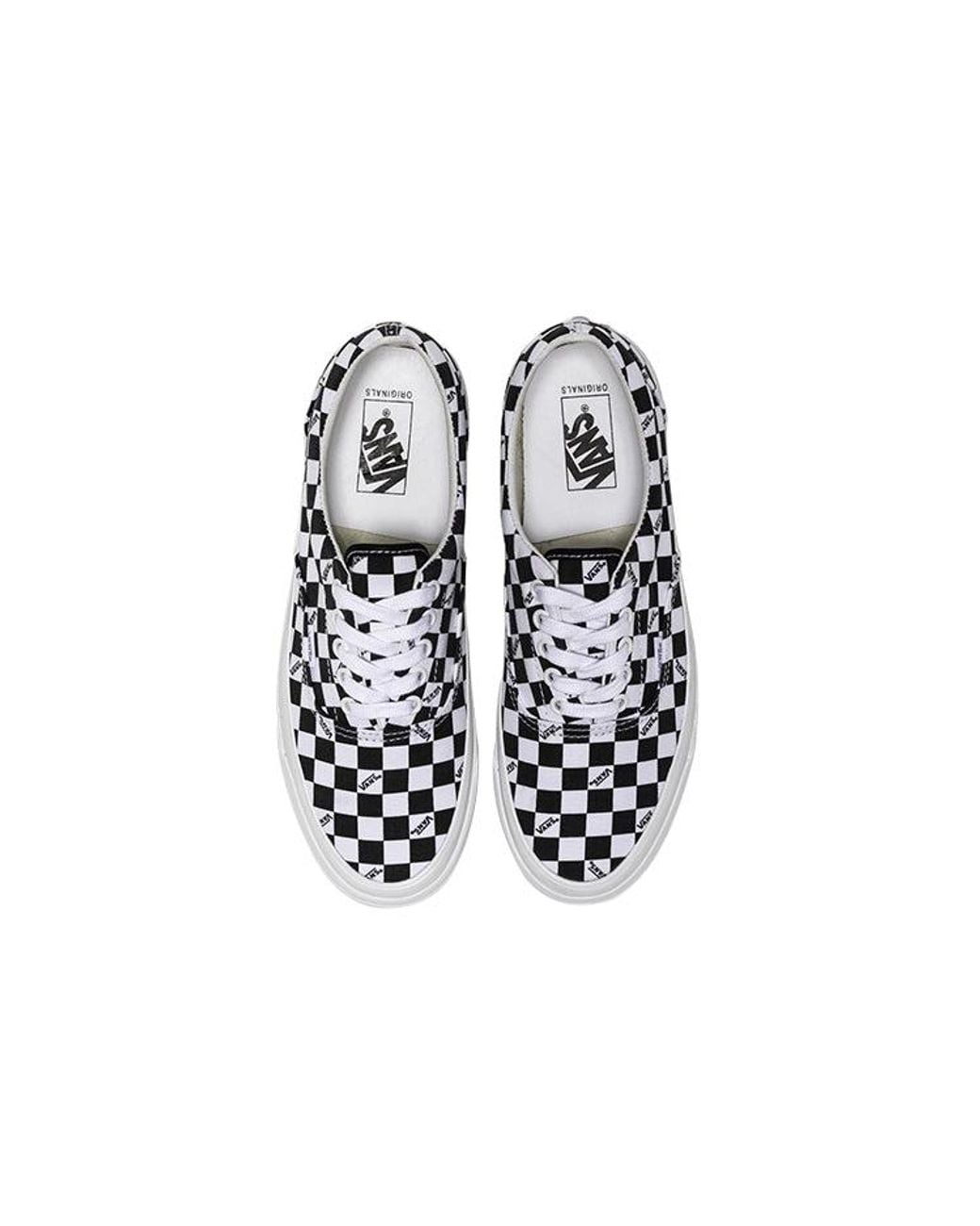 Vans White Og Era Lx 'Checkerboard Logo for men