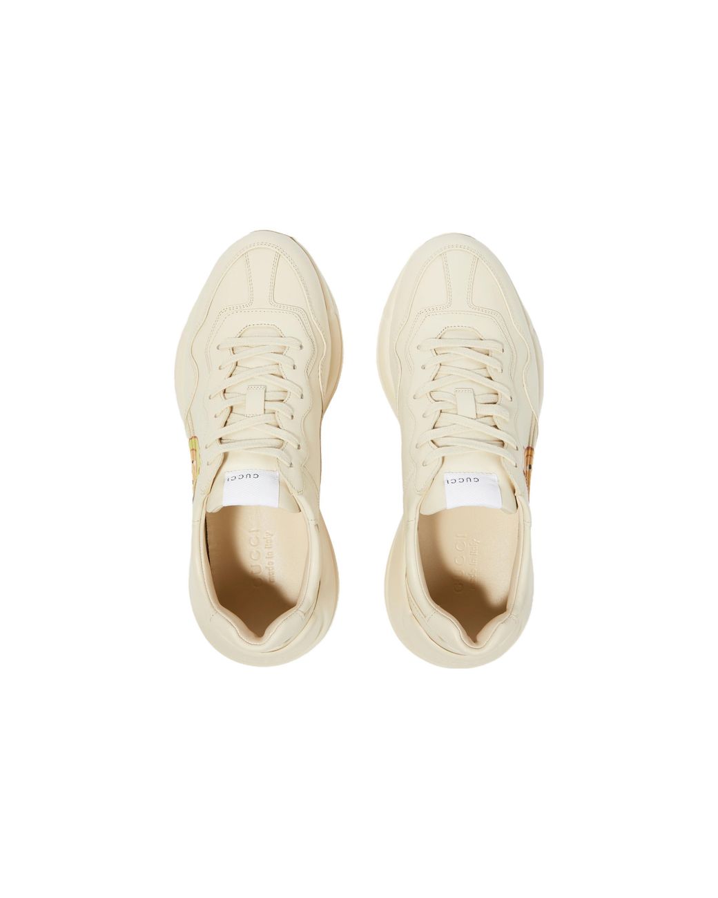 Gucci Blue (Wmns) Kawaii Rhyton Leather Sneakers 'Cream'