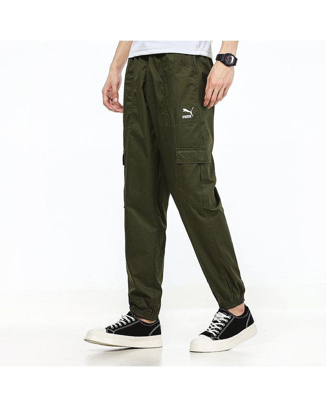 PUMA Green Classics Cuff Trousers for men