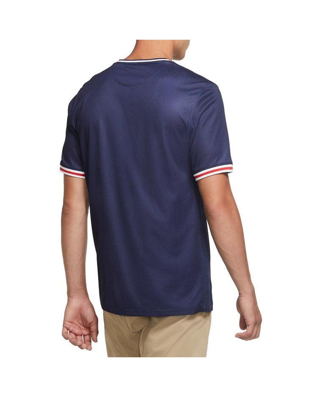 Nike Blue Psg Paris German Home Jersey Short Sleeved for men