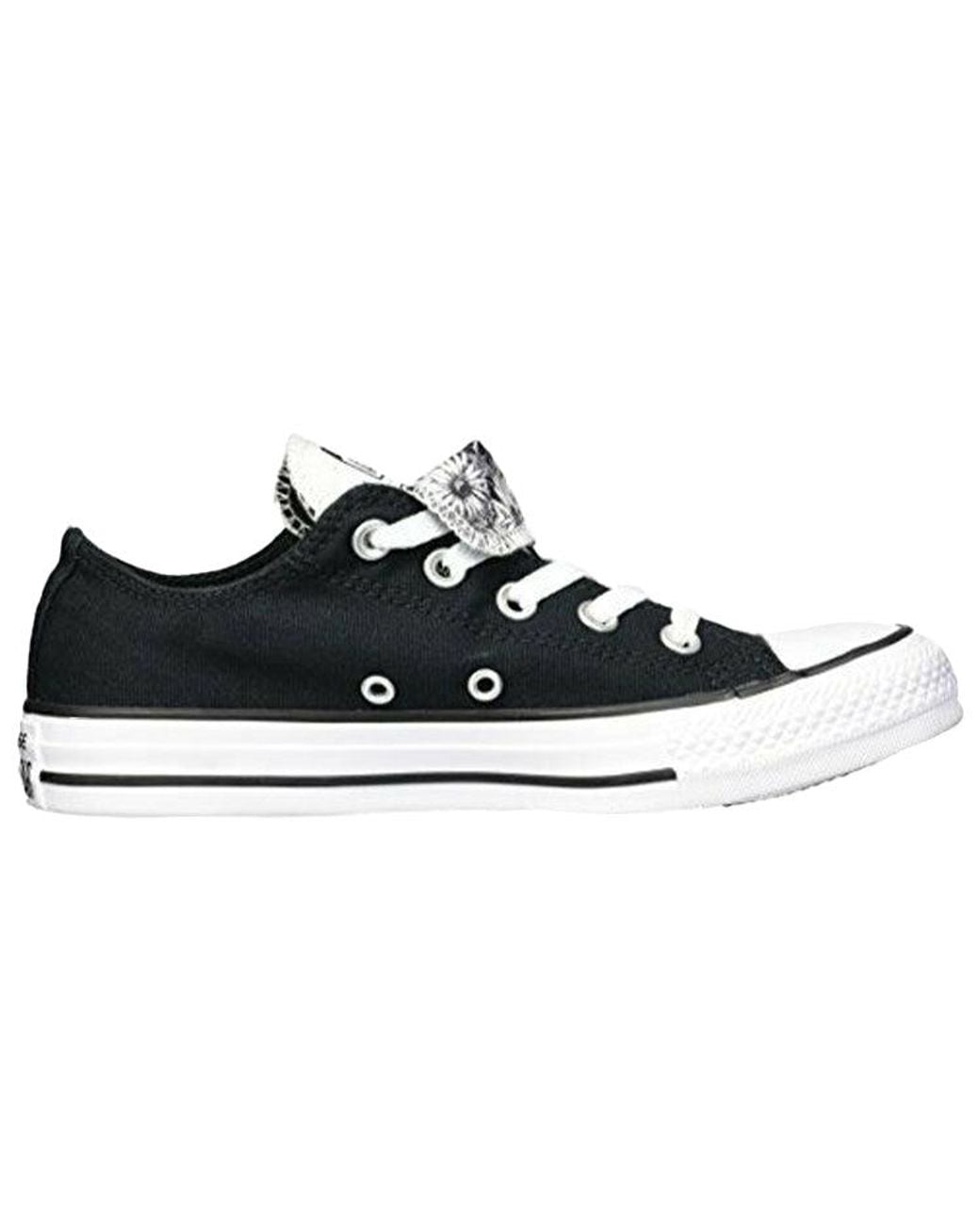 Converse Black (Wmns) Chuck Taylor All Star Low Classic Daisies Print For