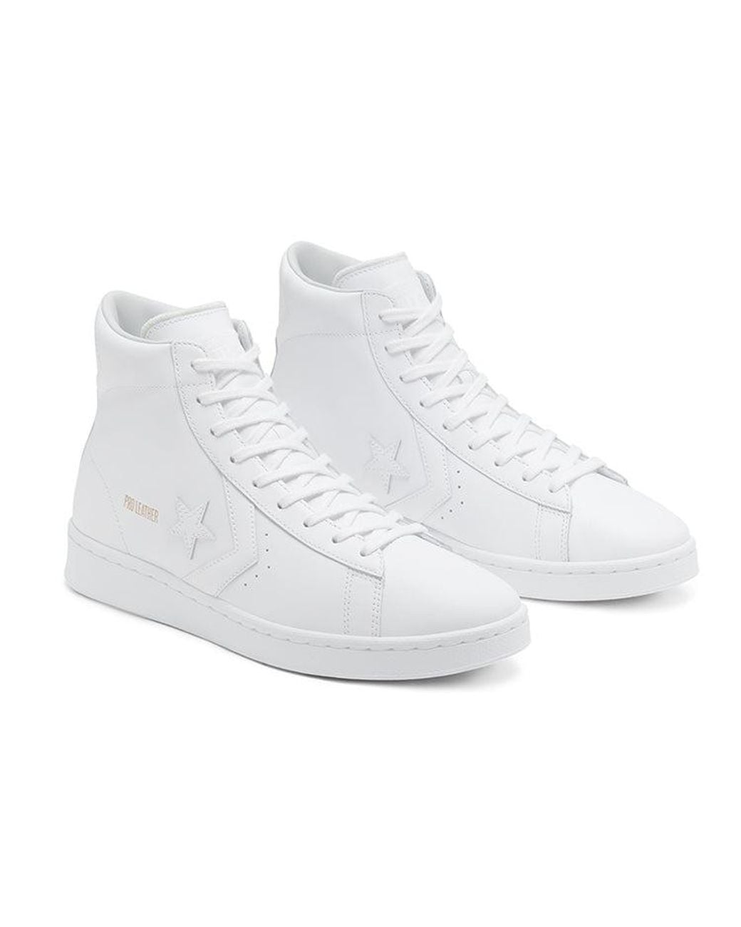 Converse White Pro Leather Og High 'Triple' for men