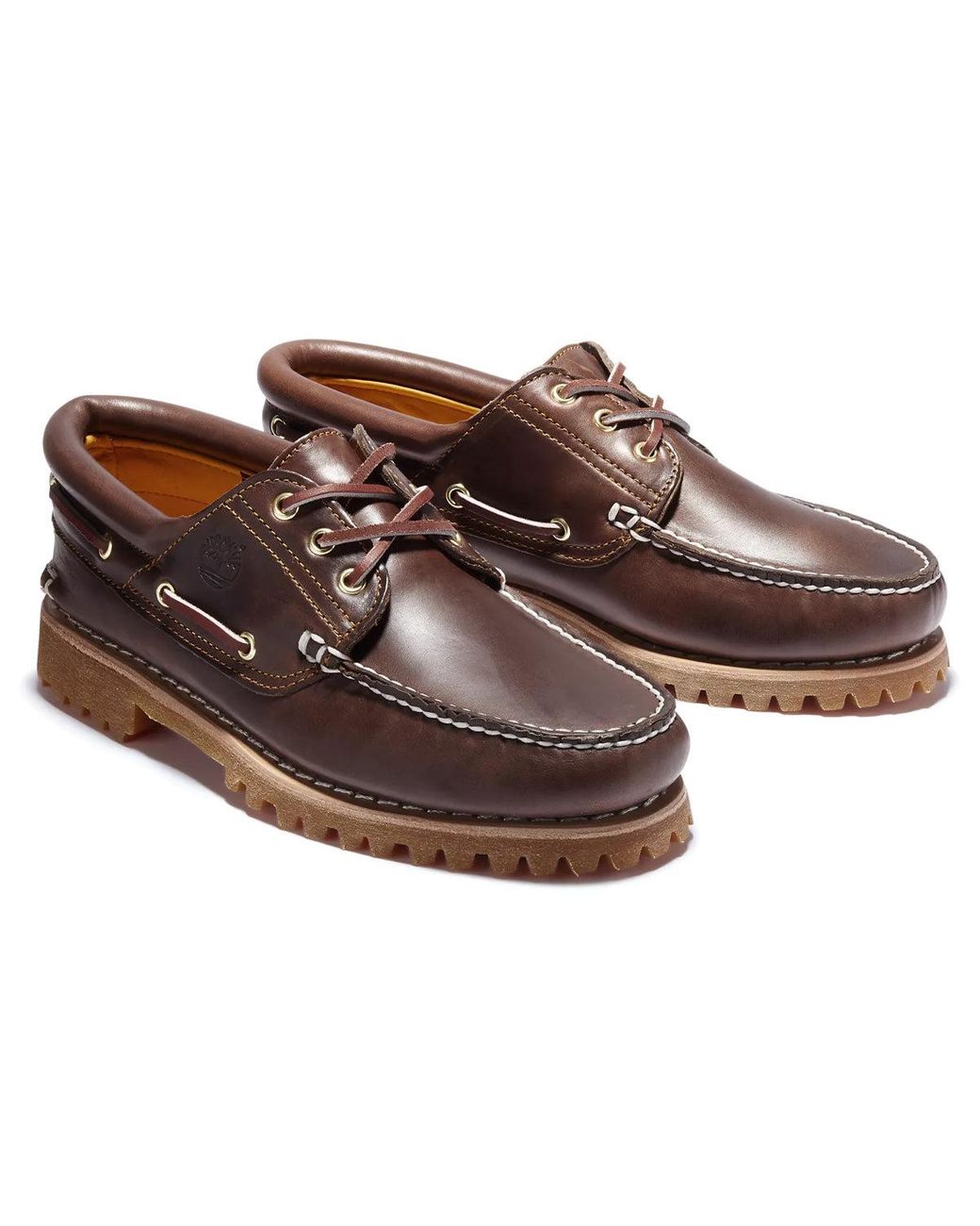 Timberland Brown 3-Eye Lug for men