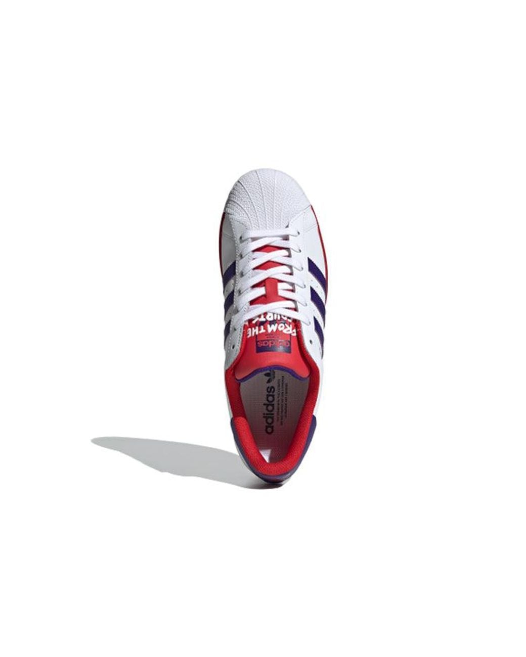 Adidas Blue Adidas Superstar Purple Scarlet for men