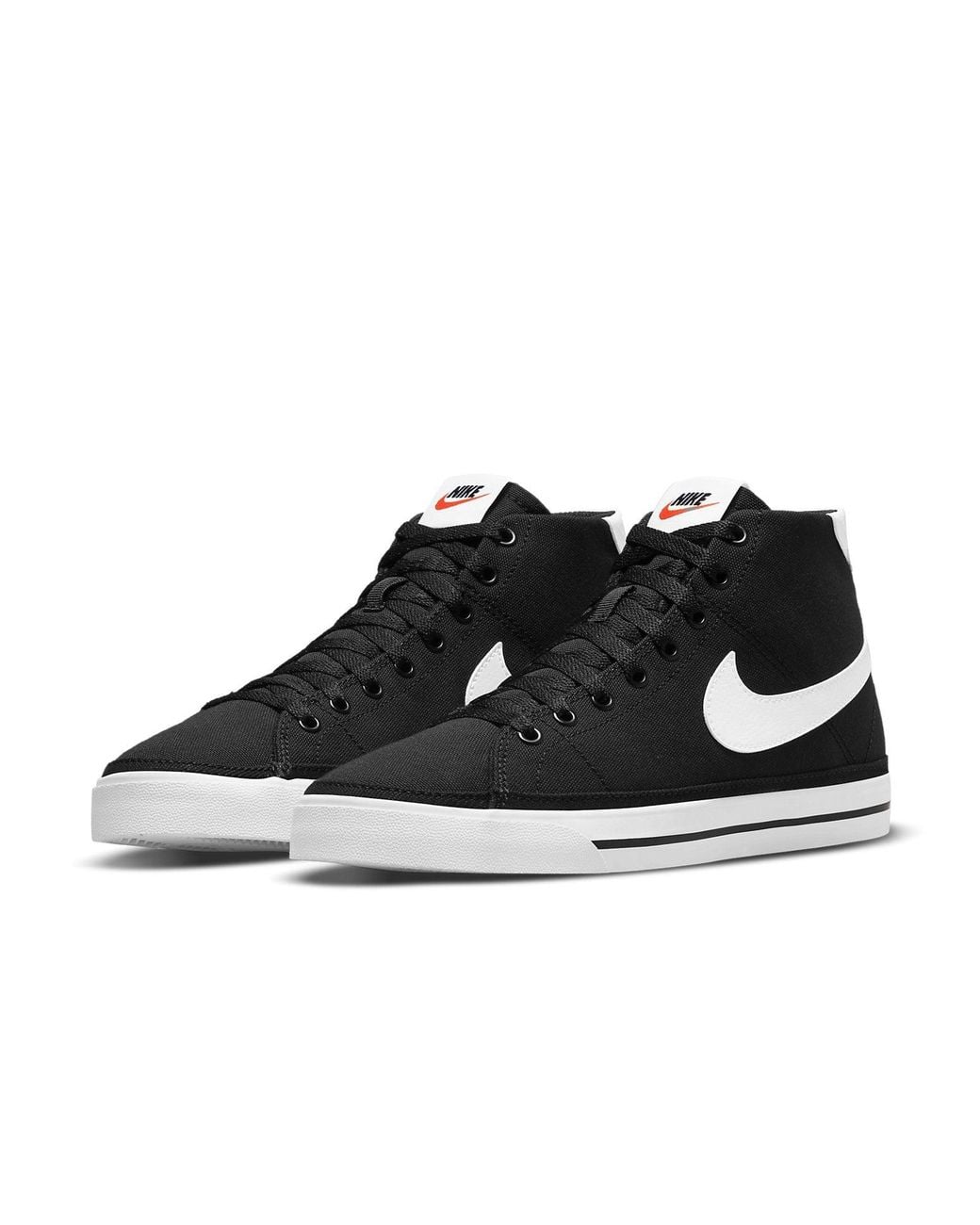 Nike Black (Wmns) Court Legacy Canvas Mid