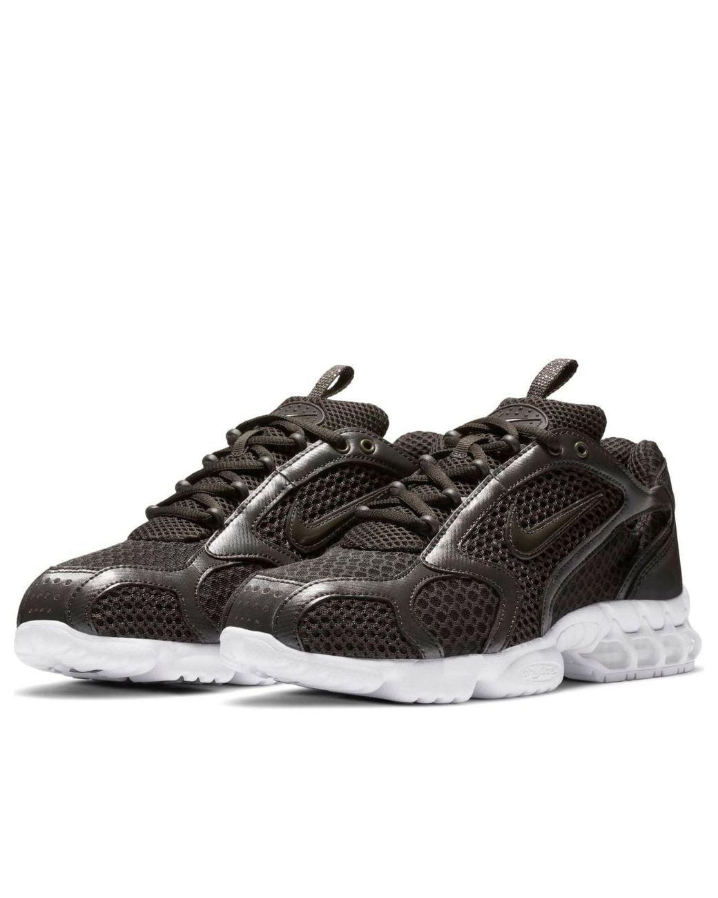 Nike Brown Air Zoom Spiridon Cage 2 'Newsprint' for men