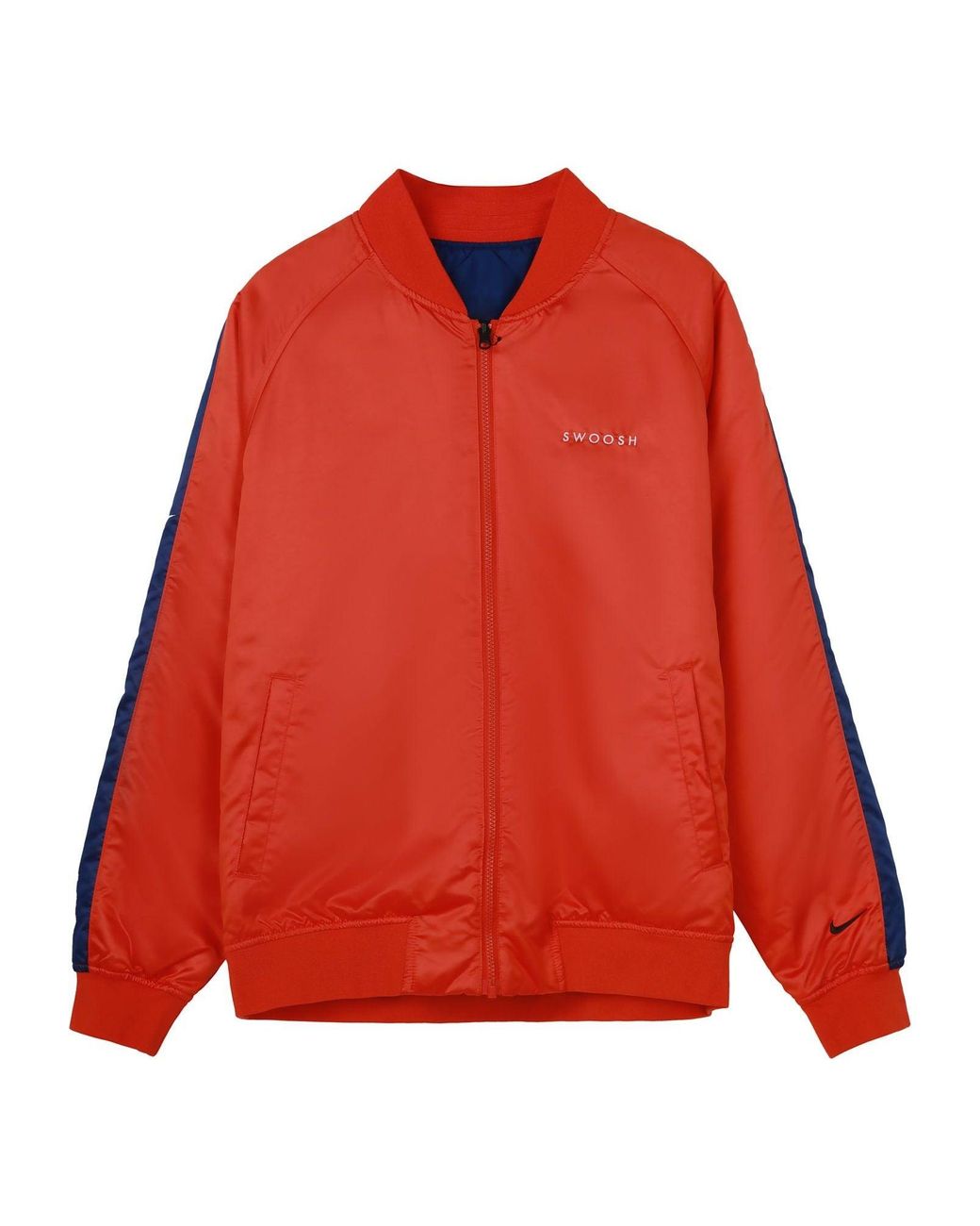 Nike Red Swoosh Bmber Reversible Jacket for men