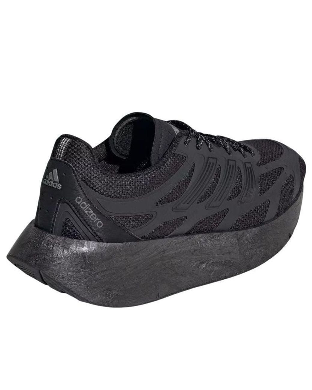 Adidas Black Adizero Aruku 'Core Iron Metallic' for men