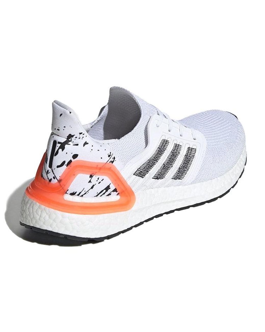 Adidas White Ultraboost 20 'Solar' for men