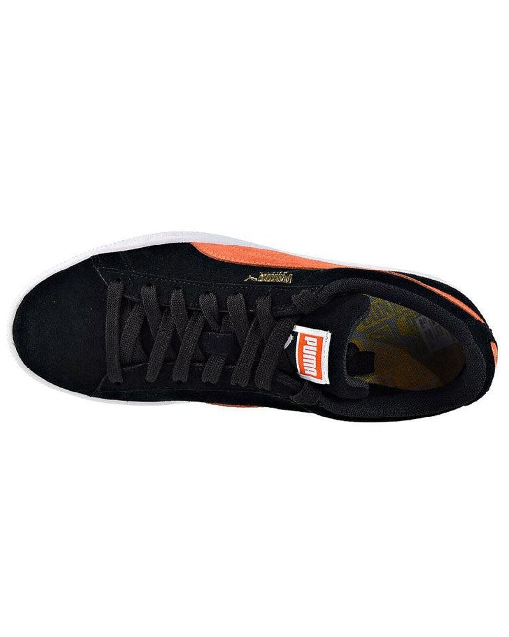 PUMA Black Suede Classic Low-Top Board Shoes for men