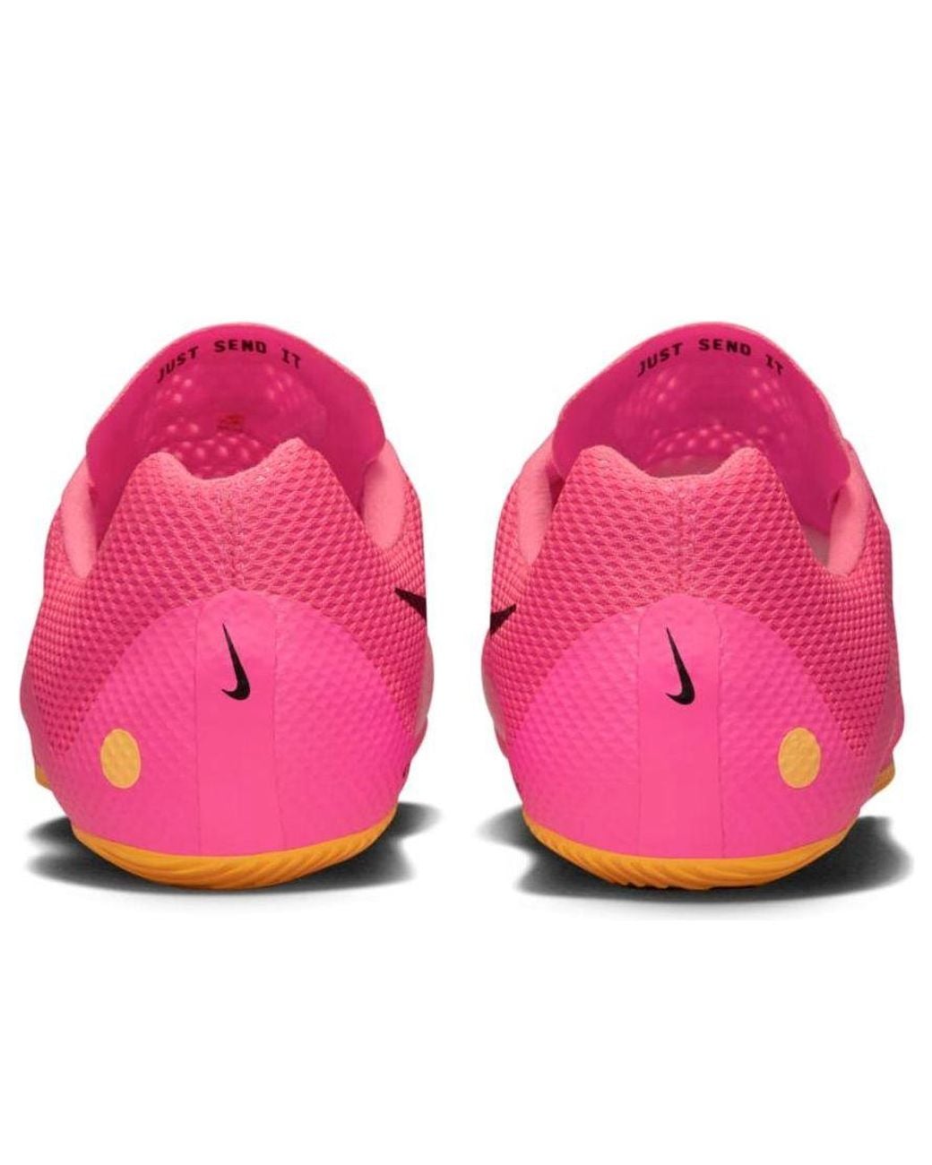 Nike Pink Air Zoom Rival Sprint Spikes 'Hyper' for men