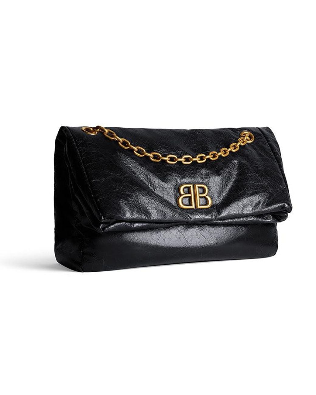 Balenciaga Black (Wmns) Monaco Medium Chain Bag