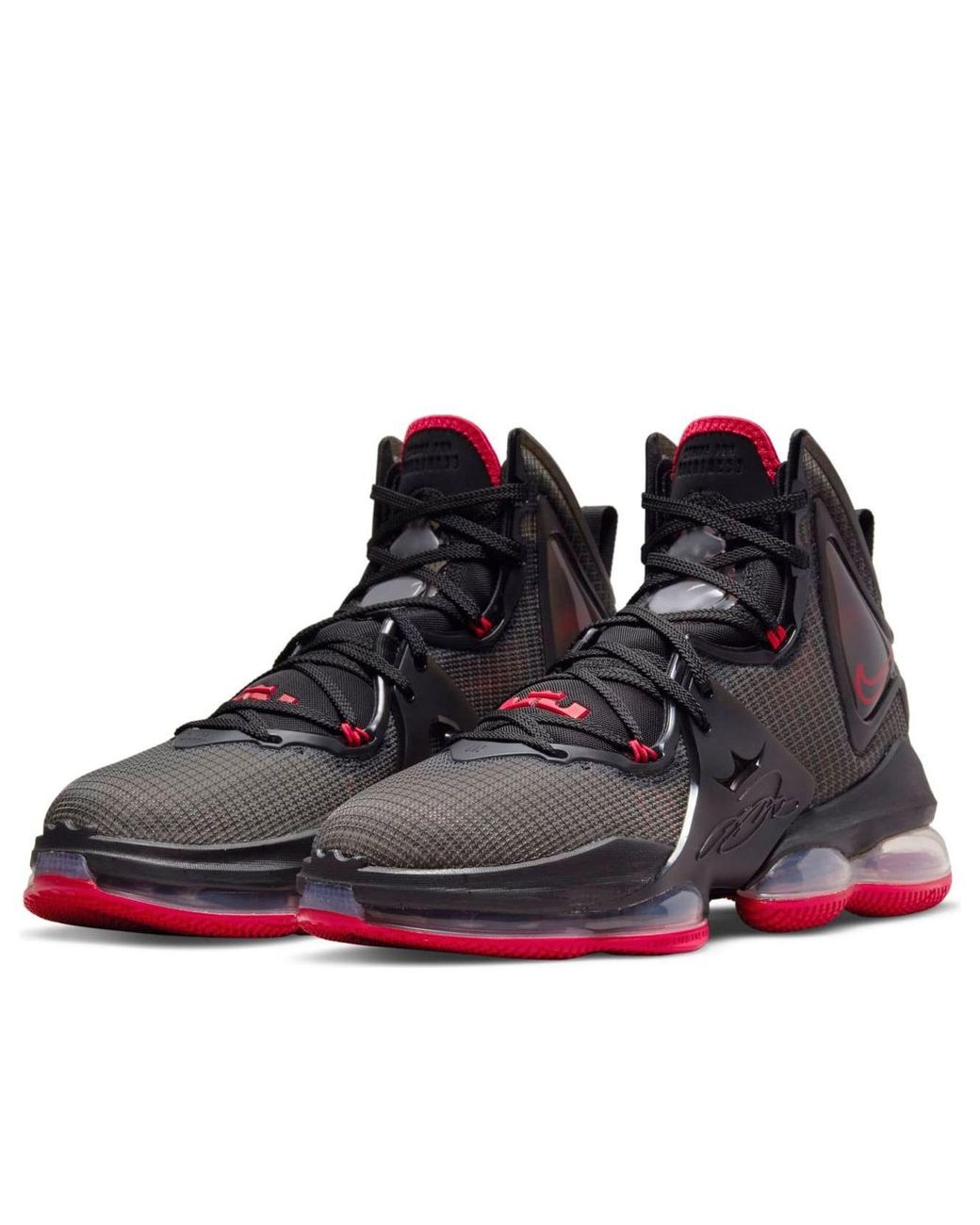 Nike Black Lebron 19 'Bred' for men